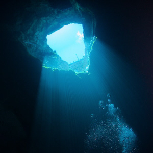 Looking back up into the entrance of Kilsby's Sinkhole at... by Mick Tait 